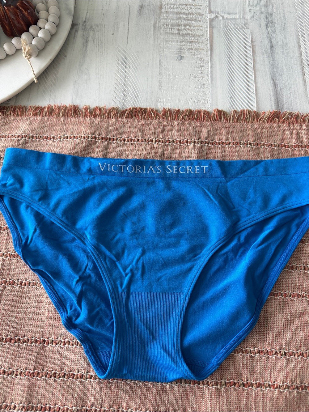 Victoria’s Secret bright blue bikini panty large NWT